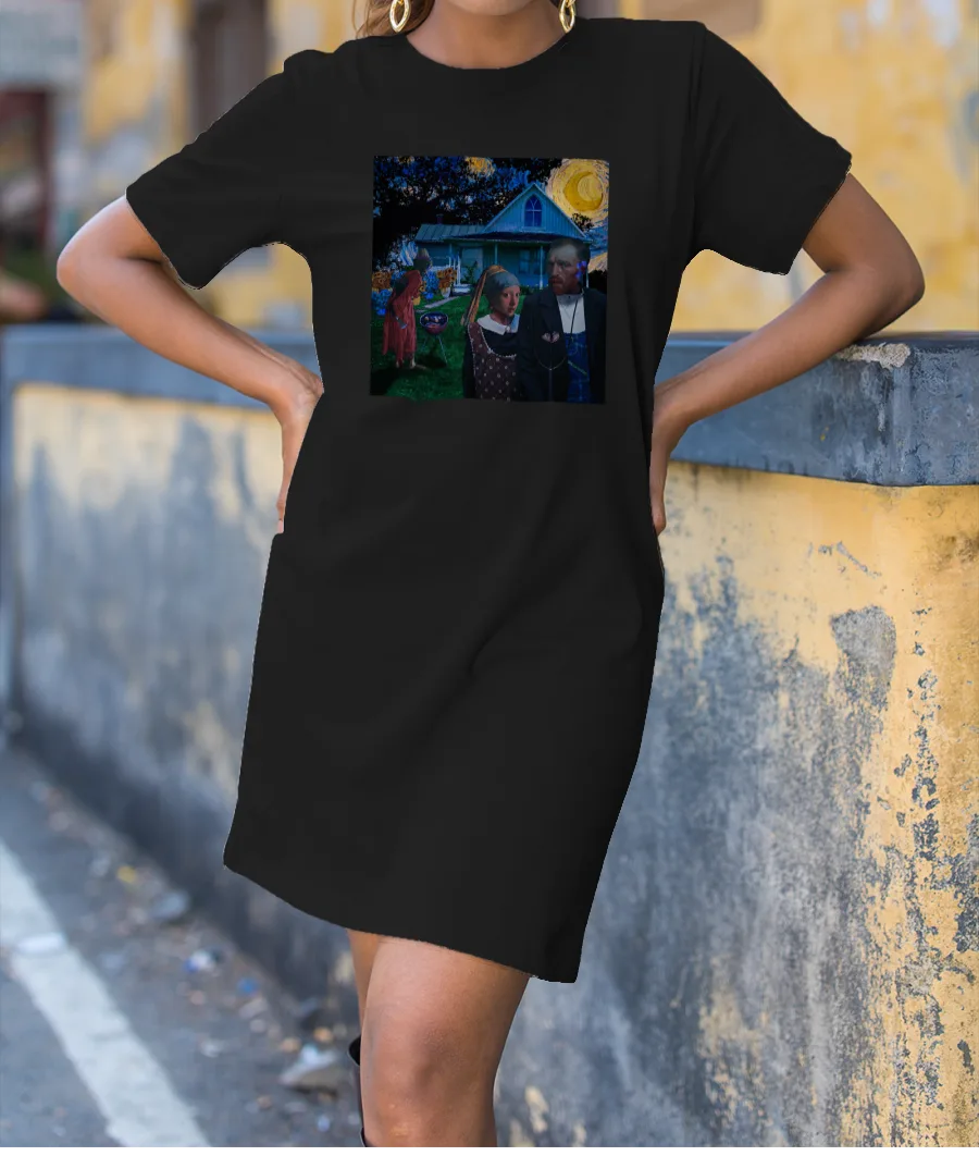 American Gothic Weekend T-Shirt Dress