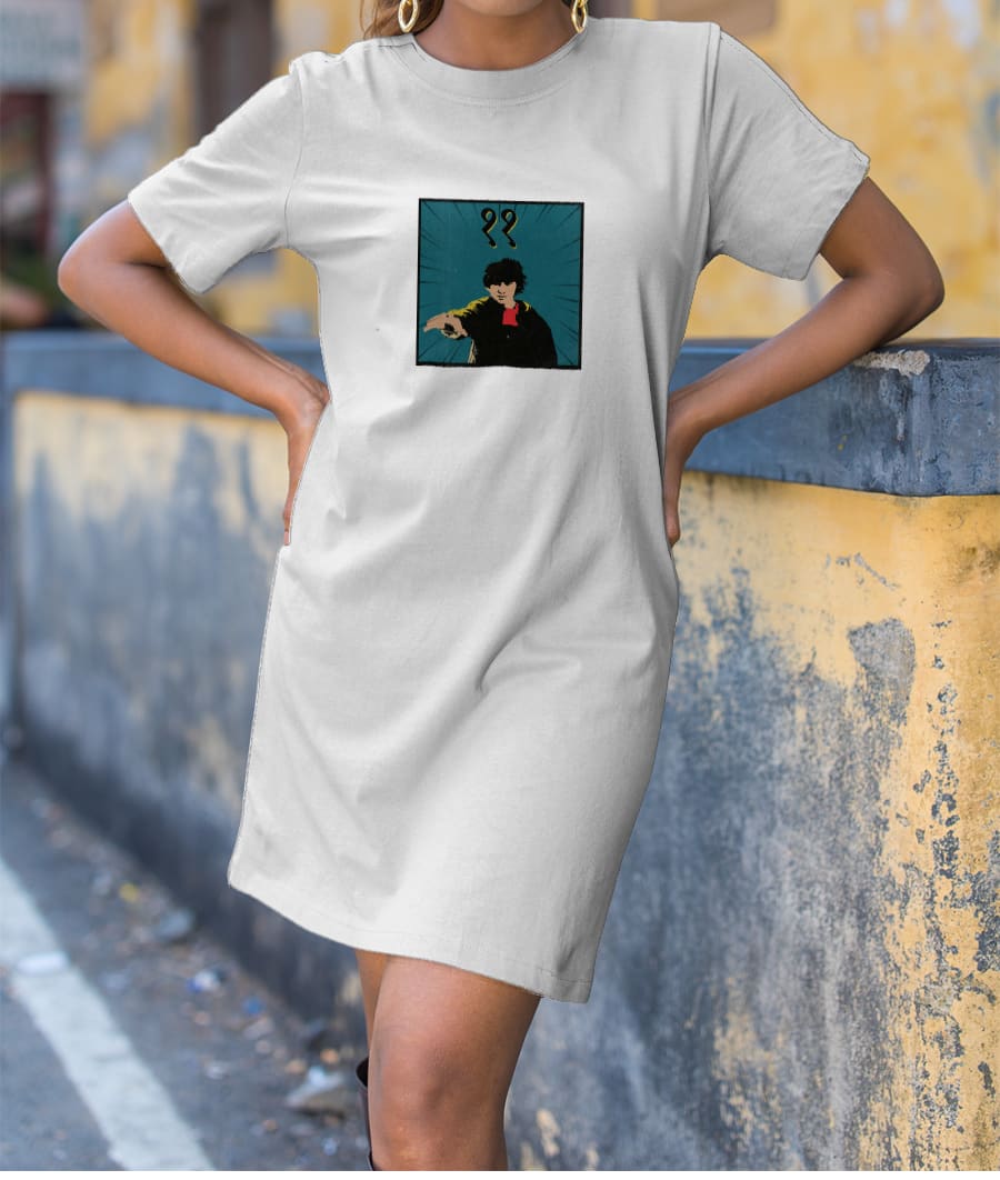 Stranger Things 11 - Eleven Hindi Pop Art Netflix T-Shirt Dress