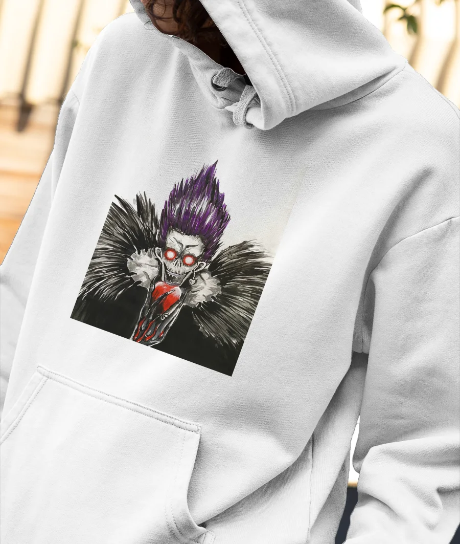 Deathnote Ryuk Shinigami Anime Front-Printed Hoodie