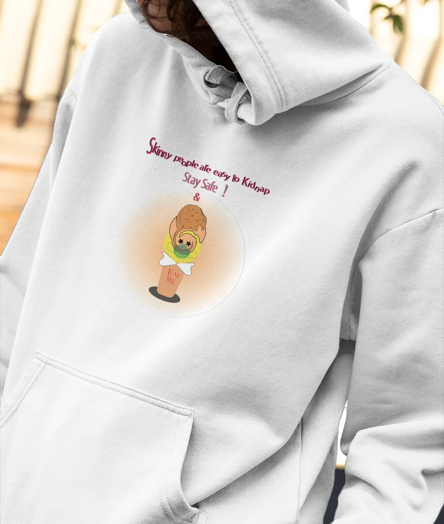 Ice-Cream Front-Printed Hoodie