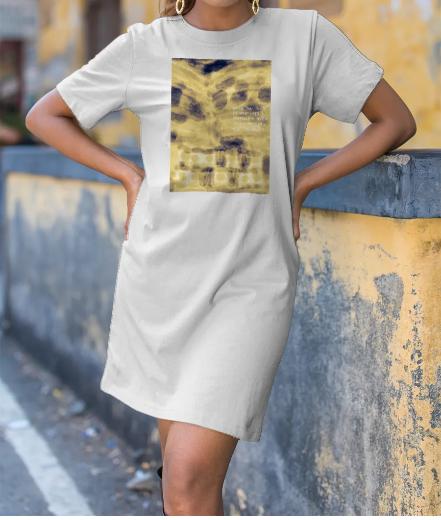 Collective Will Against Confli T-Shirt Dress