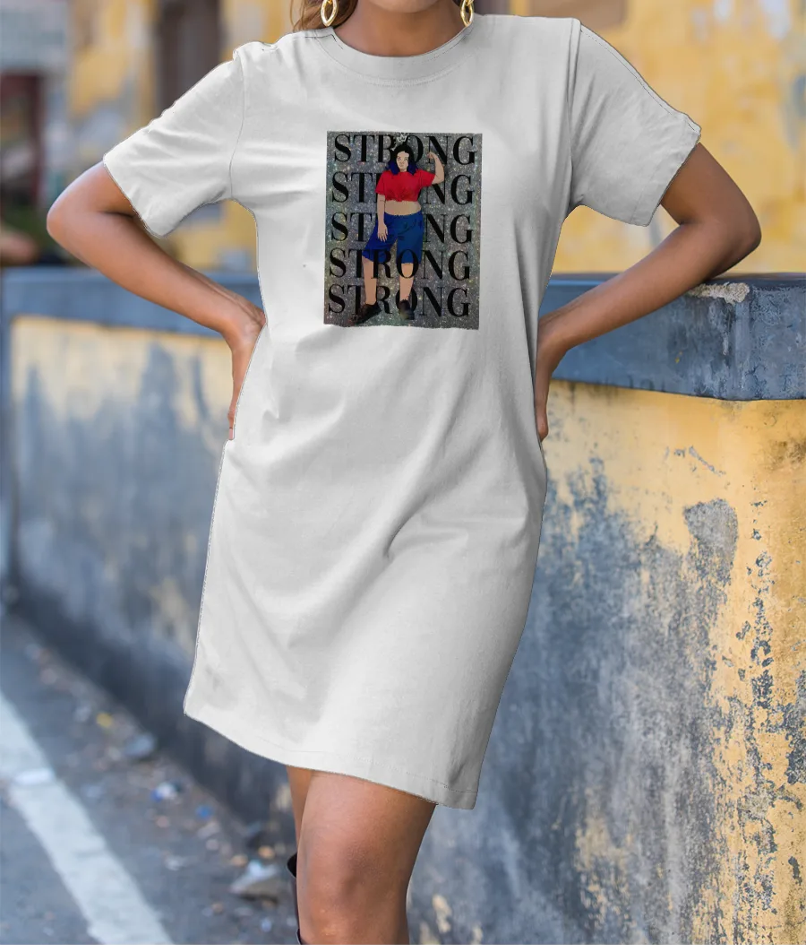 Strong AF T-Shirt Dress