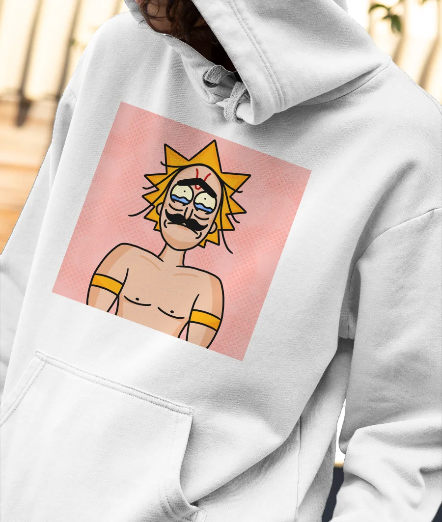 Mahabali Rick Front-Printed Hoodie