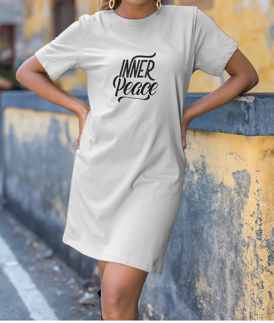 Inner Peace T-Shirt Dress