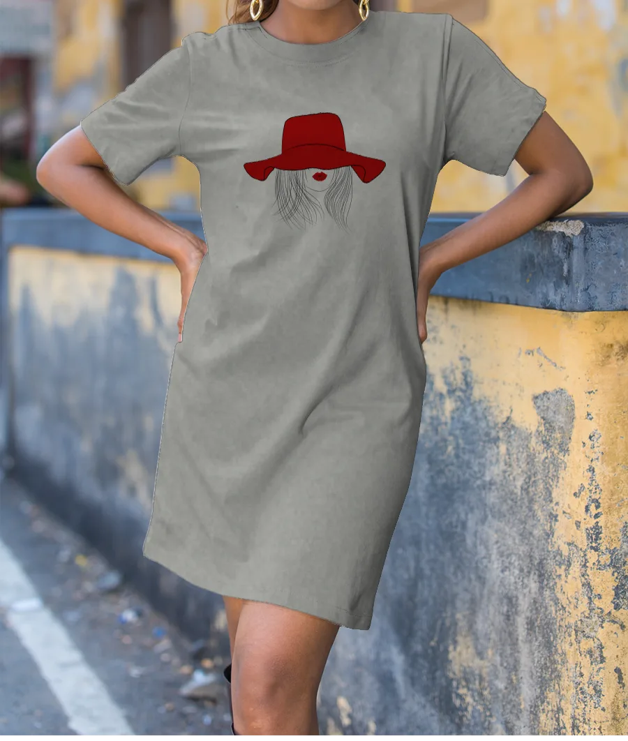 Hot red lips T-Shirt Dress