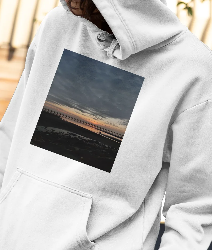 Tranquility Front-Printed Hoodie