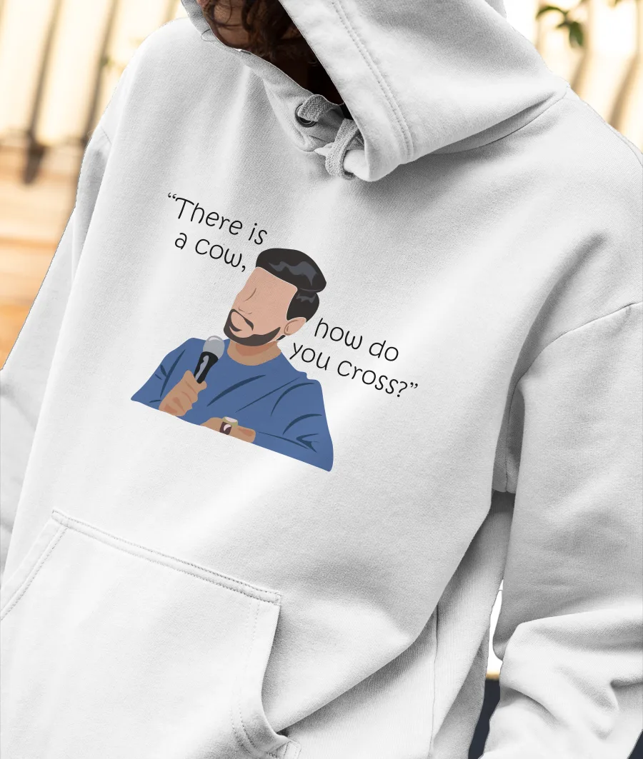 comedian (2) Front-Printed Hoodie