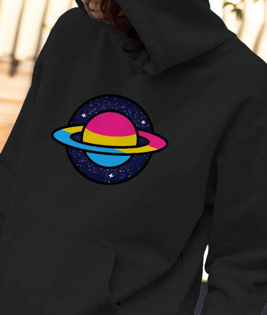 Planet Pan Front-Printed Hoodie