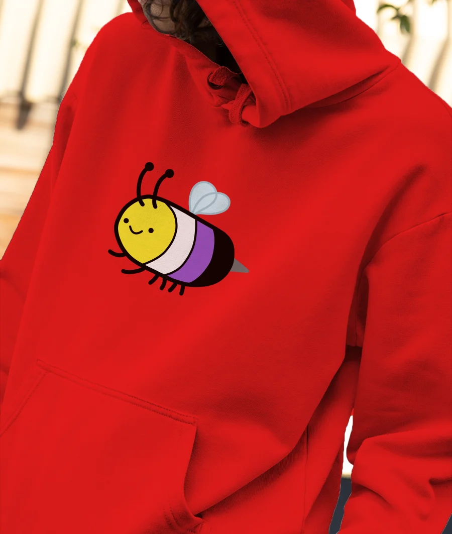 non-BEE-nary Front-Printed Hoodie