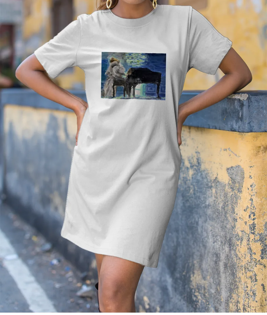 Falling- Harry Styles acrylic painting T-Shirt Dress