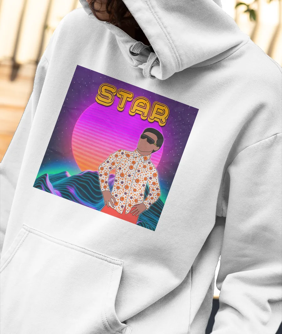 Star Akshay Kumar Front-Printed Hoodie