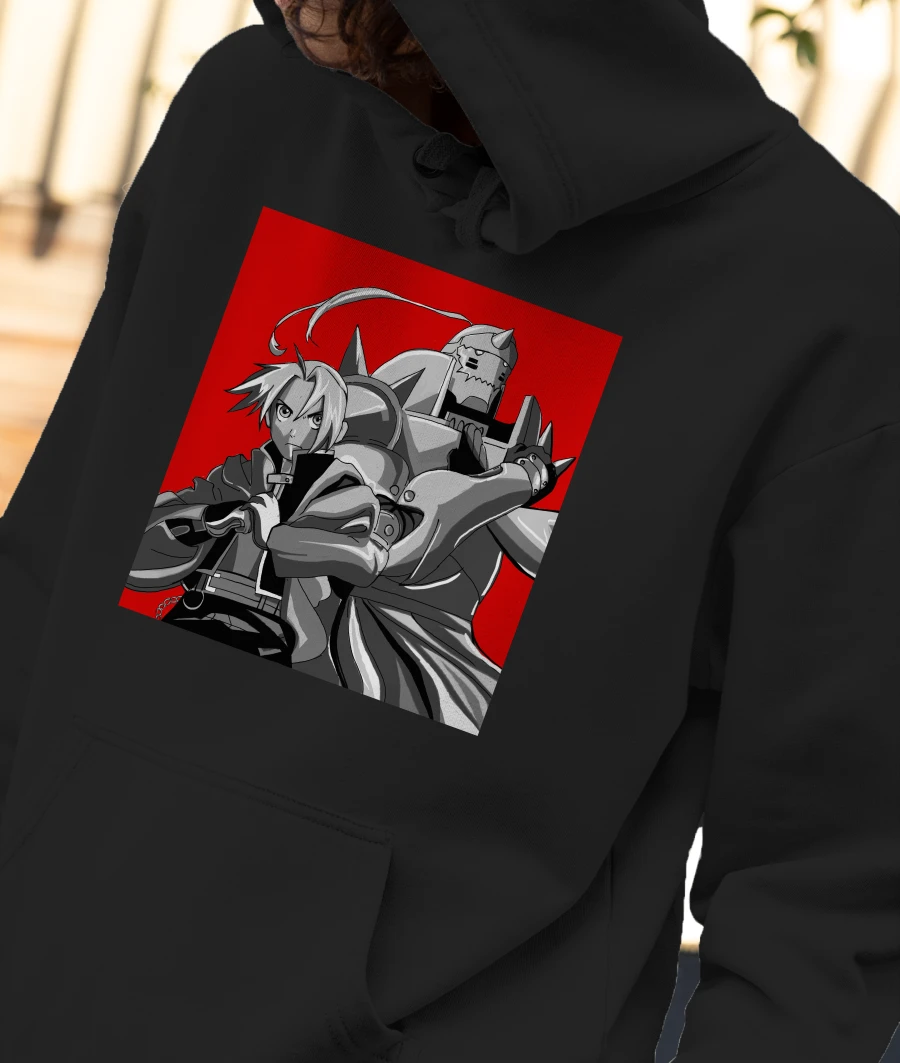 ELRIC BROTHERS FMAB Front-Printed Hoodie