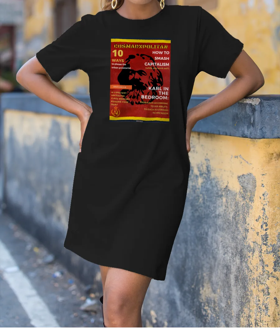 Karl Marx Cosmopolitan T-Shirt Dress