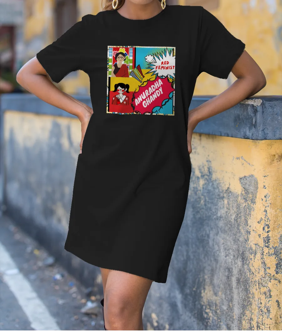 Anuradha Gandhy communism Feminism Dalit karl marx T-Shirt Dress