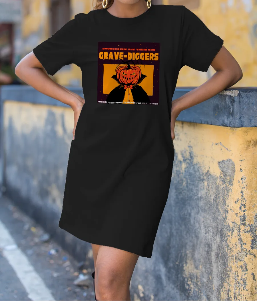 Bourgeoise karl marx capitalist spooky communism T-Shirt Dress