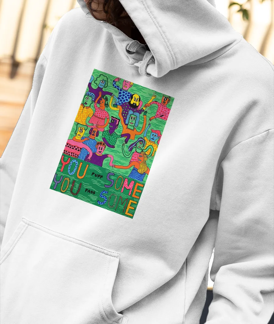 High Society Front-Printed Hoodie