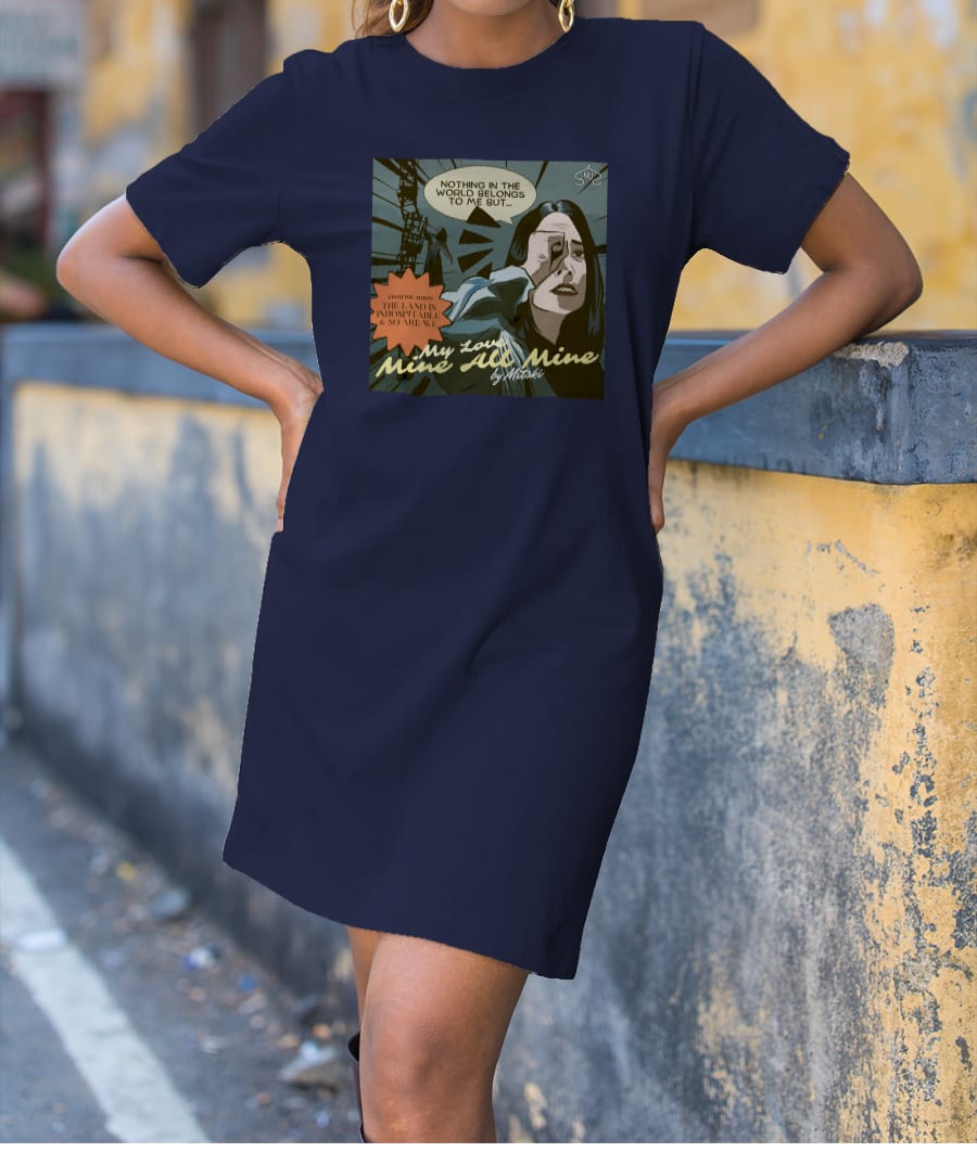 Mitski My Love Fanart T-Shirt Dress