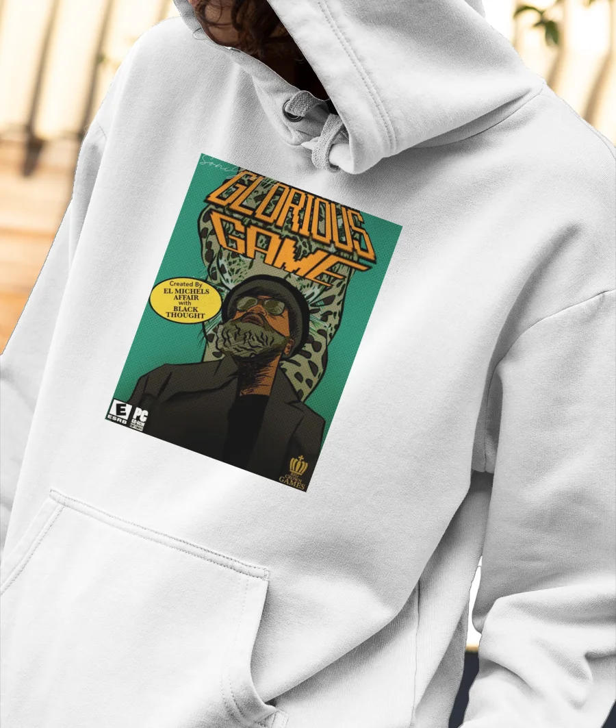 Black Thought Glorious Game Front-Printed Hoodie