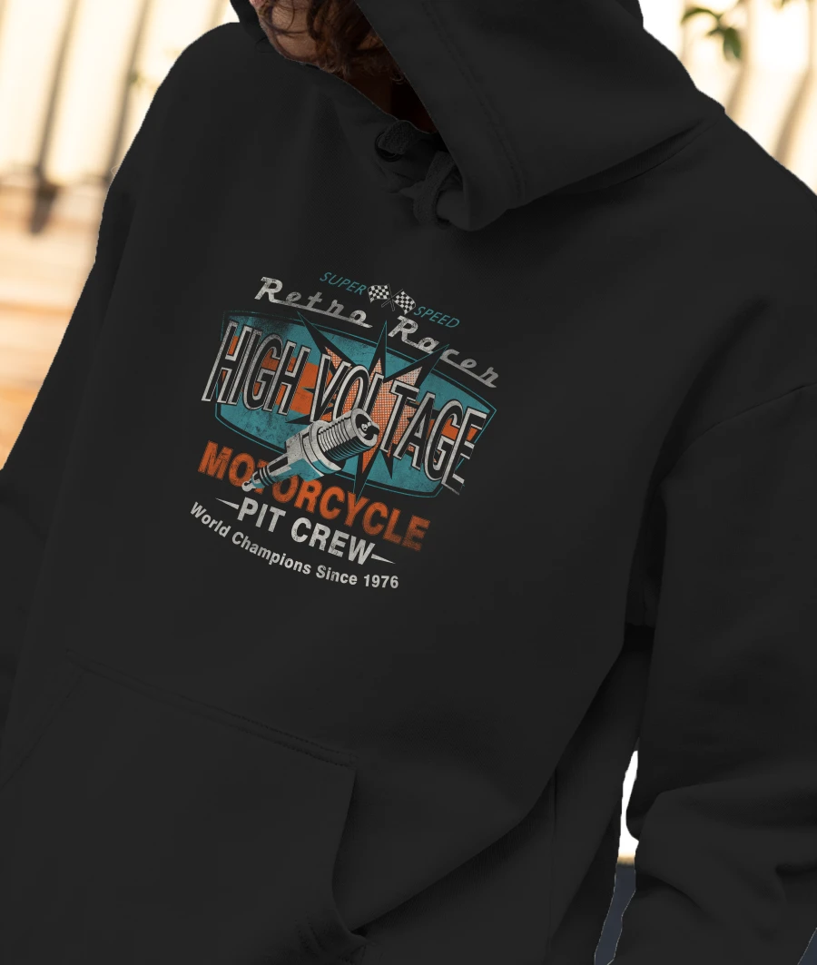 Streetwear Front-Printed Hoodie