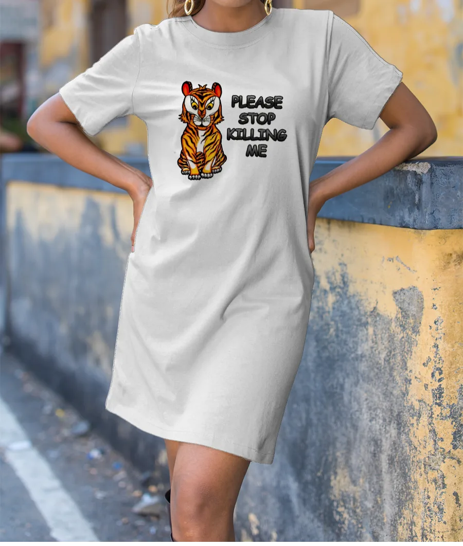 Save our tigers T-Shirt Dress