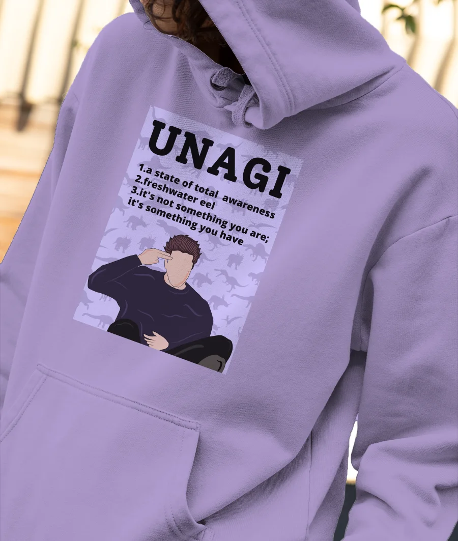 Friends-Ross Unagi Front-Printed Hoodie