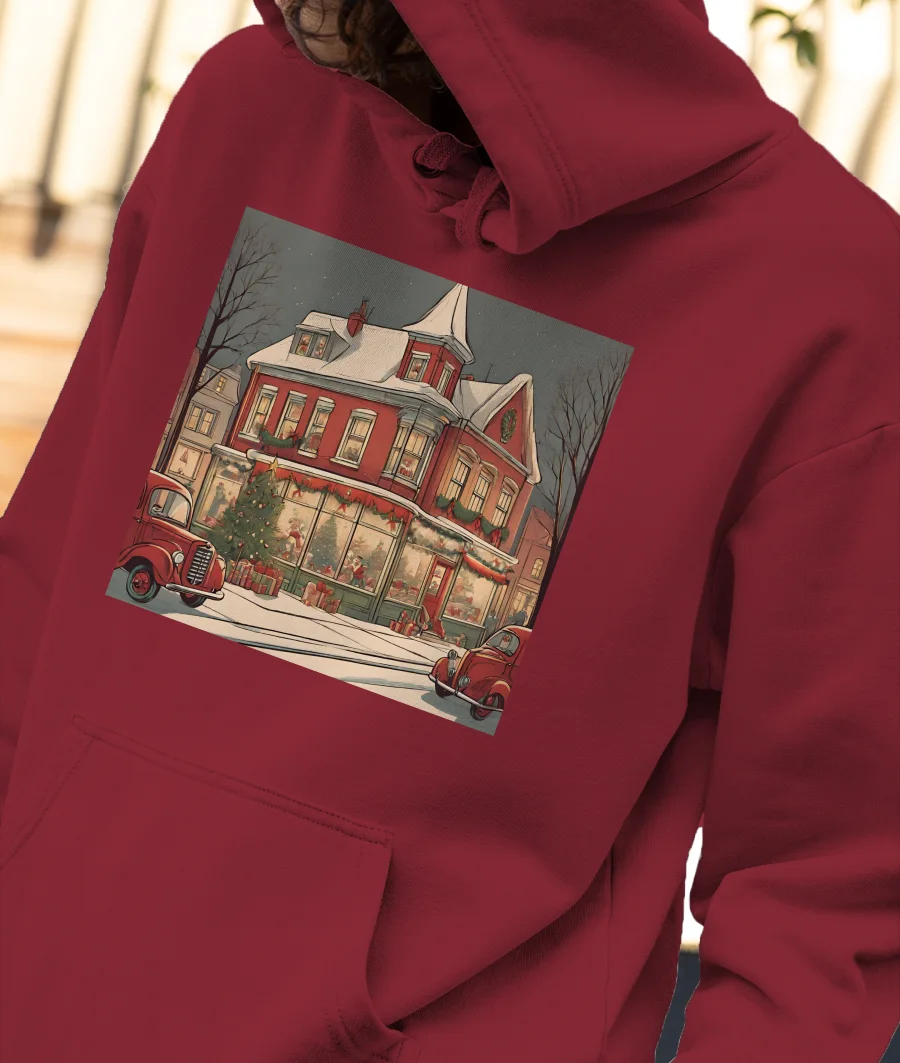 Victorian christmas  Front-Printed Hoodie