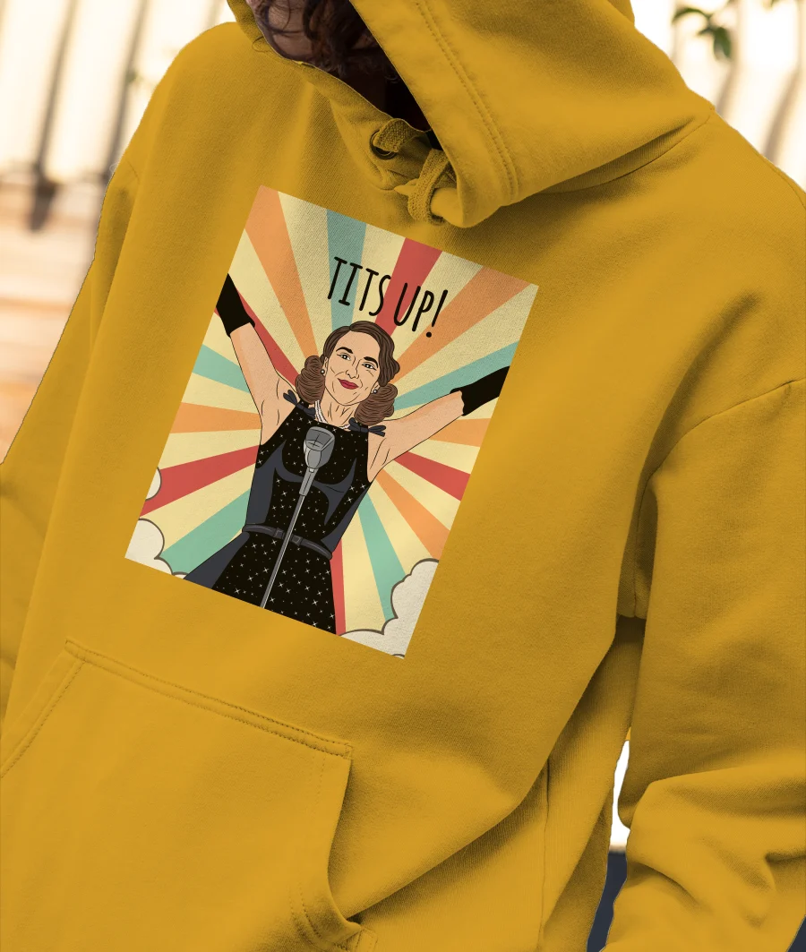 Marvelous Mrs Maisel-Tits up Front-Printed Hoodie