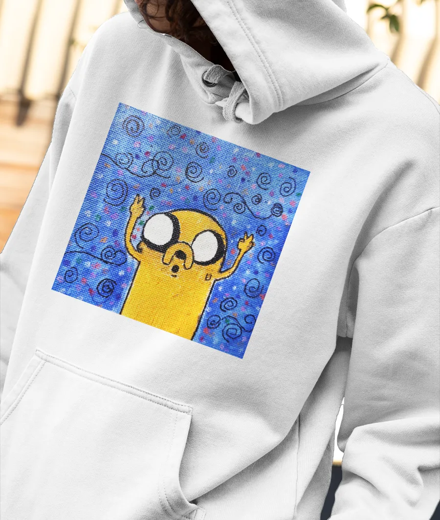 Jake the dog  Front-Printed Hoodie