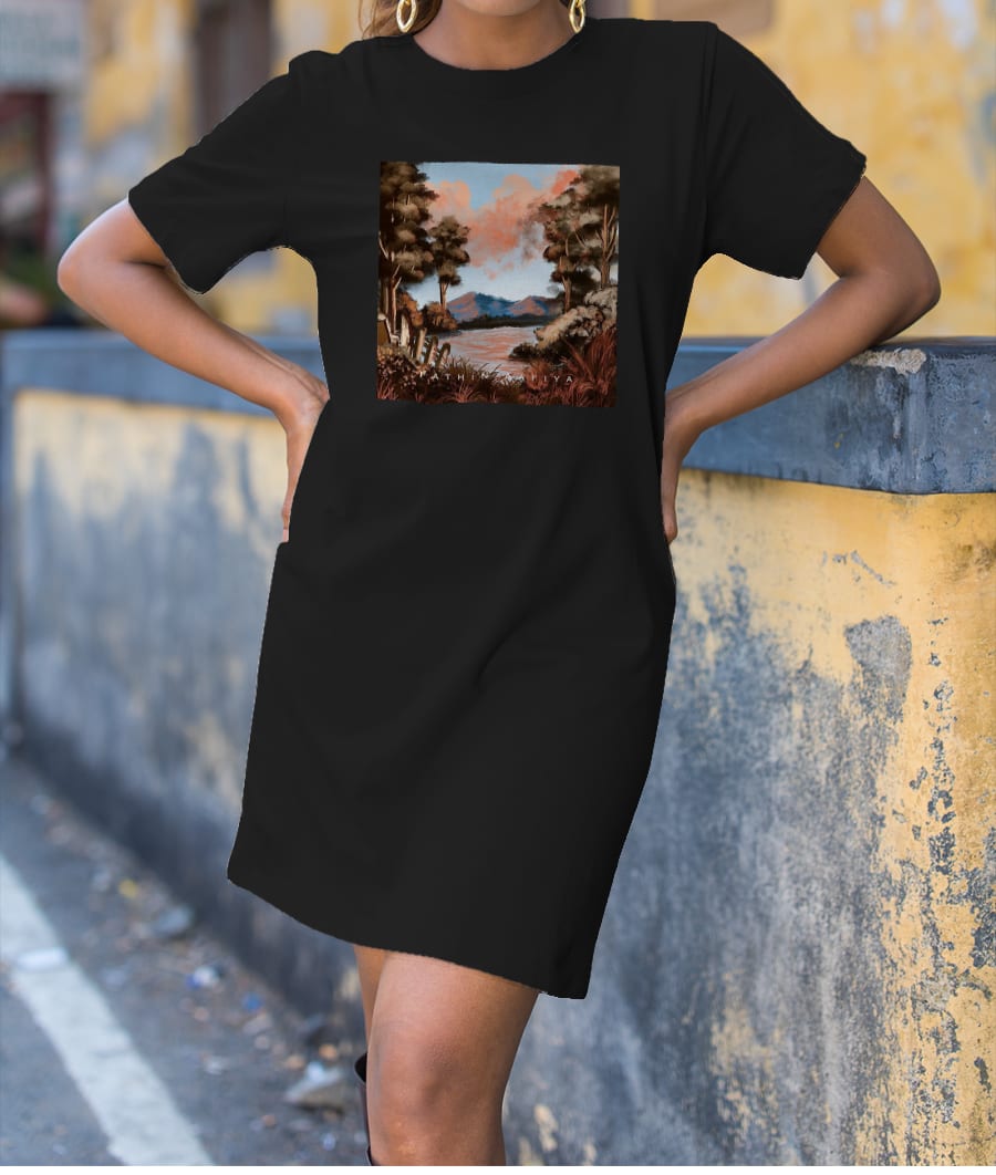 Warm Colors’ Kiss T-Shirt Dress