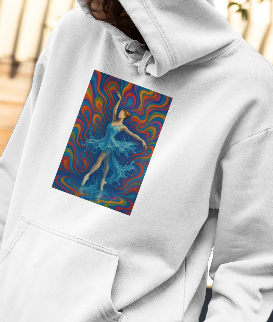 Ballet dancer Front-Printed Hoodie