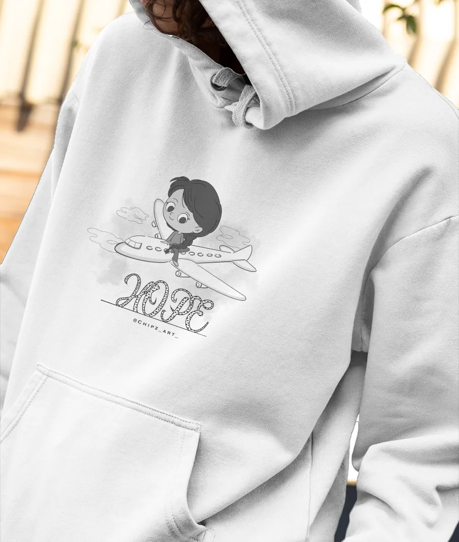 4 hope Front-Printed Hoodie