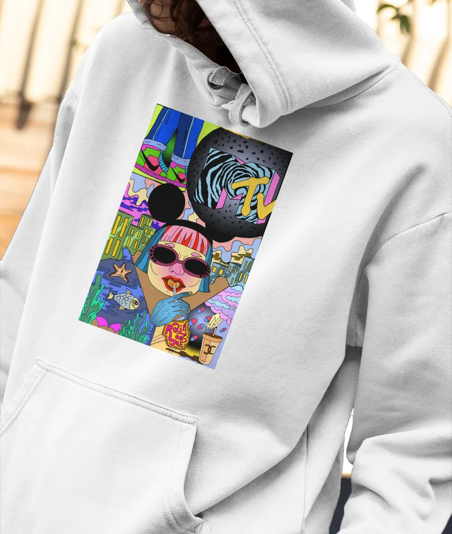 Rock’n’Rolla Front-Printed Hoodie