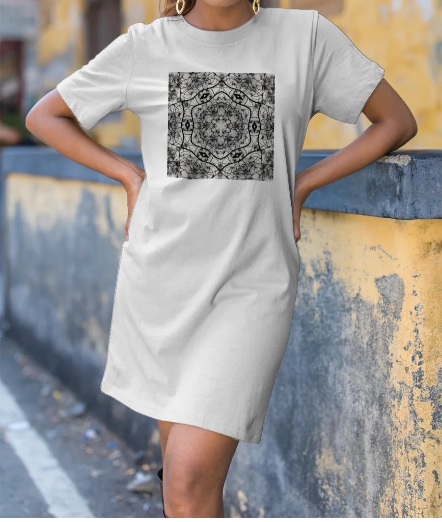 Nature Mandala 1 T-Shirt Dress