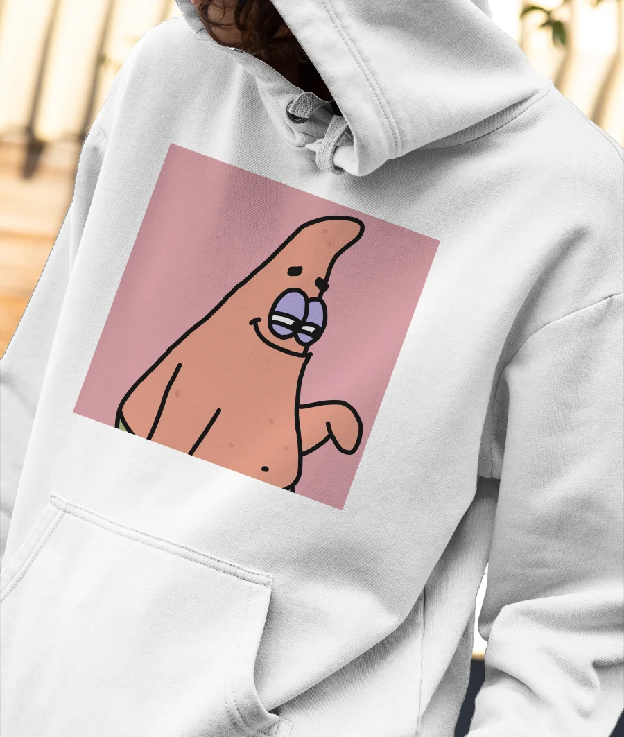 gay besties- patrick Front-Printed Hoodie
