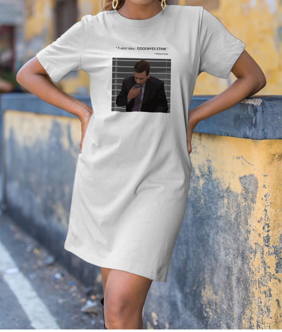 Michael Scott - Goodbye stinks  T-Shirt Dress