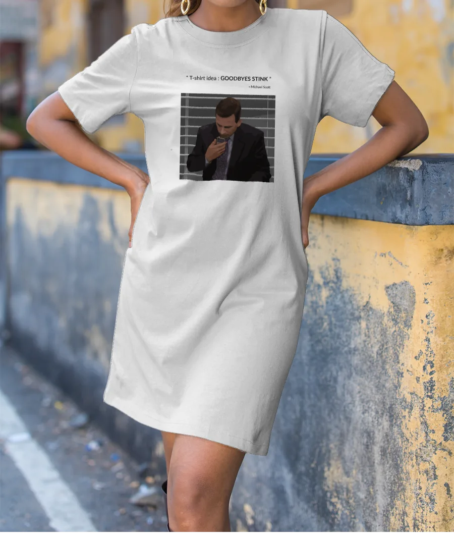 Michael Scott - Goodbye stinks  T-Shirt Dress