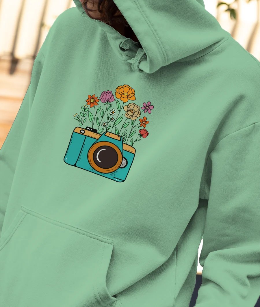 Vintage camera Front-Printed Hoodie