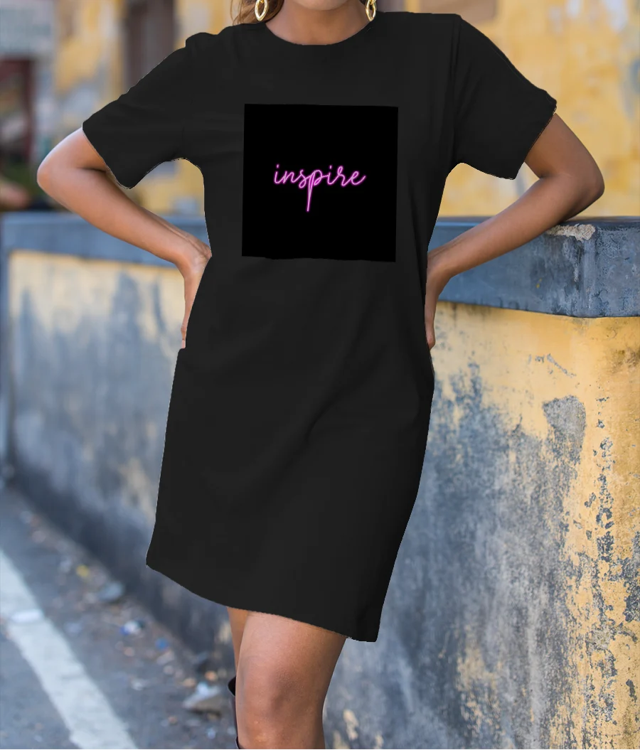 INSPIRE T-Shirt Dress