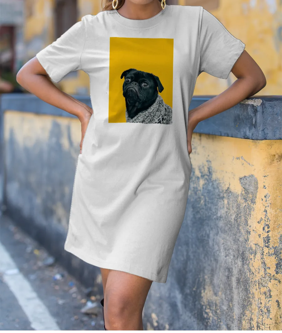 Pug T-Shirt Dress