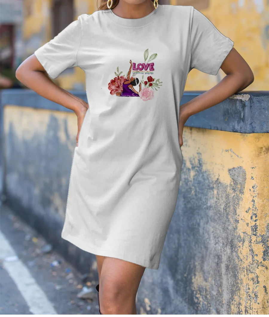 Pride - Yoga for healthy life T-Shirt Dress