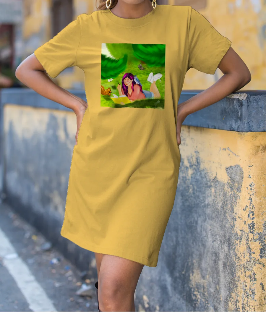 Nature Lover T-Shirt Dress