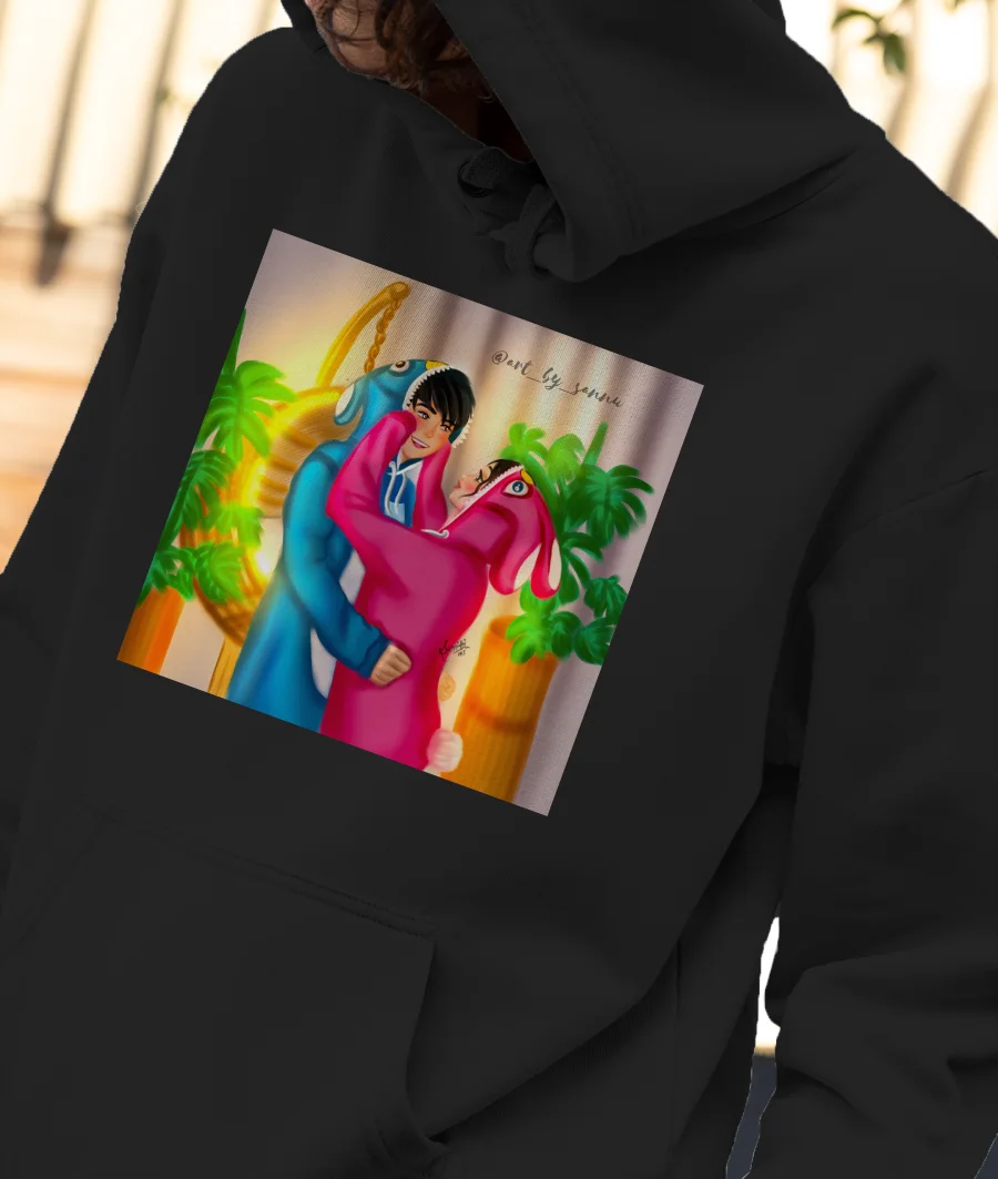 "I got you" Front-Printed Hoodie