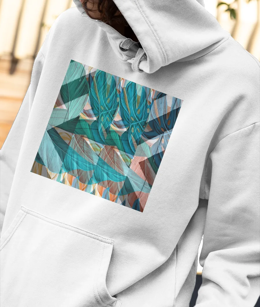 abstract thingy Front-Printed Hoodie