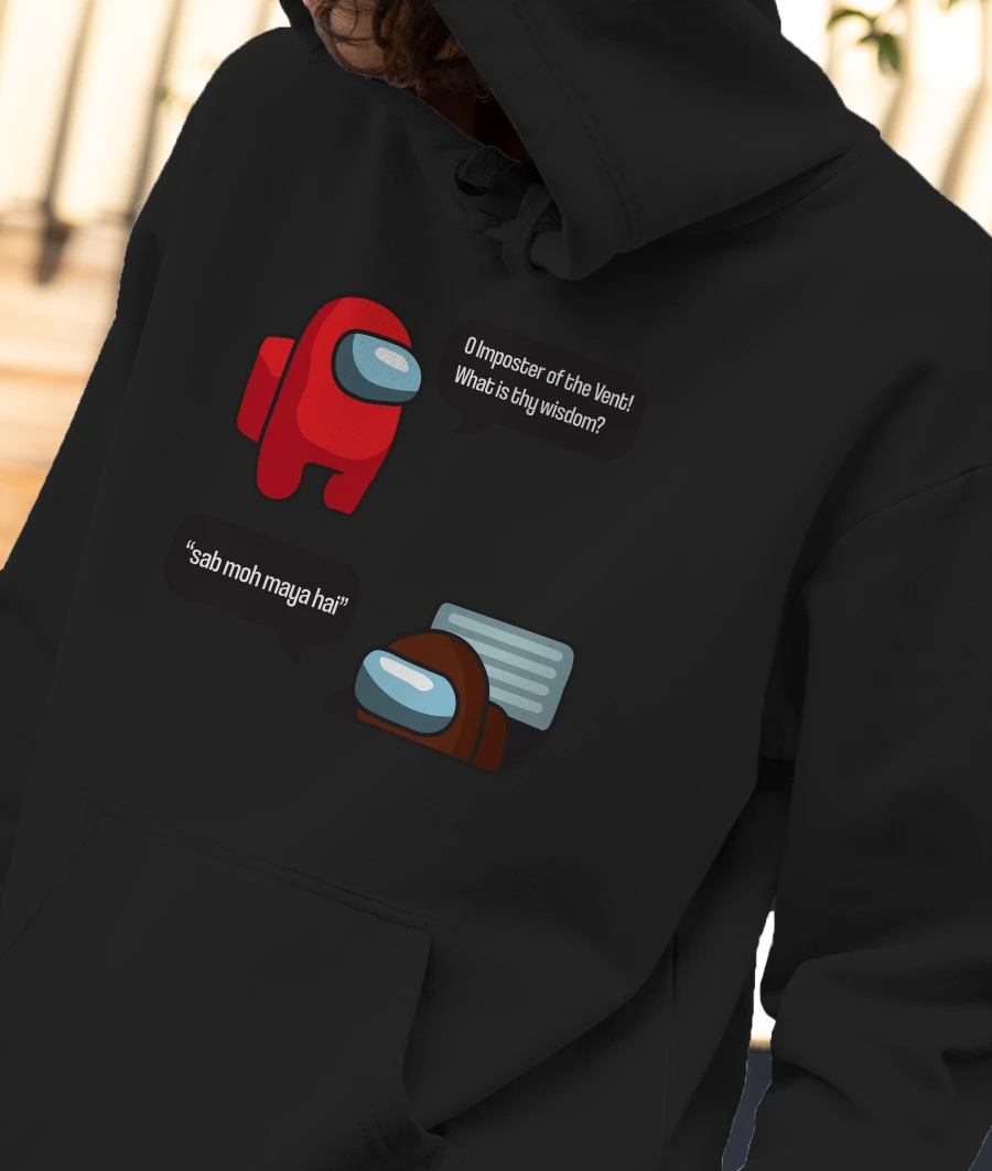Imposter Of The Vent Poster Front-Printed Hoodie