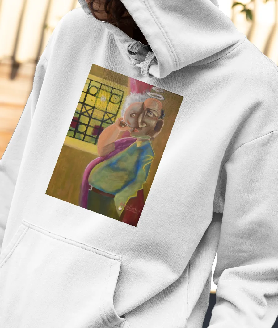 Untitled Front-Printed Hoodie