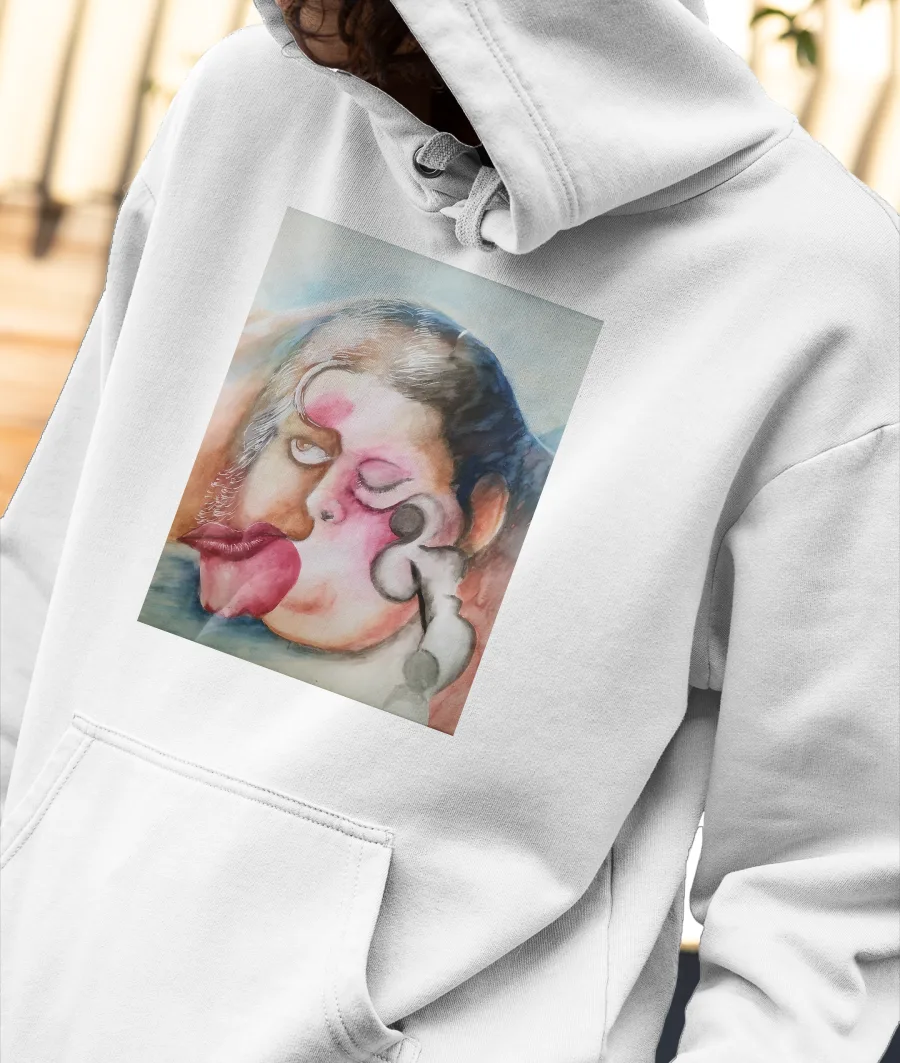 The classical singer (absurdist)  Front-Printed Hoodie