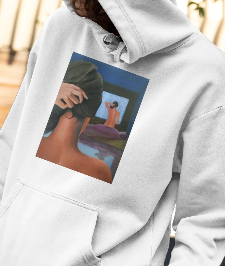 Untitled Front-Printed Hoodie