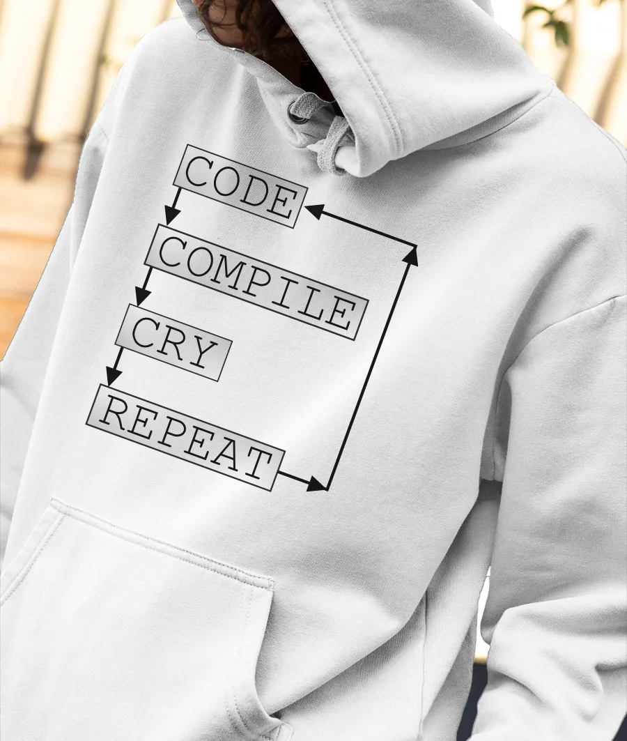 Coder Life Front-Printed Hoodie