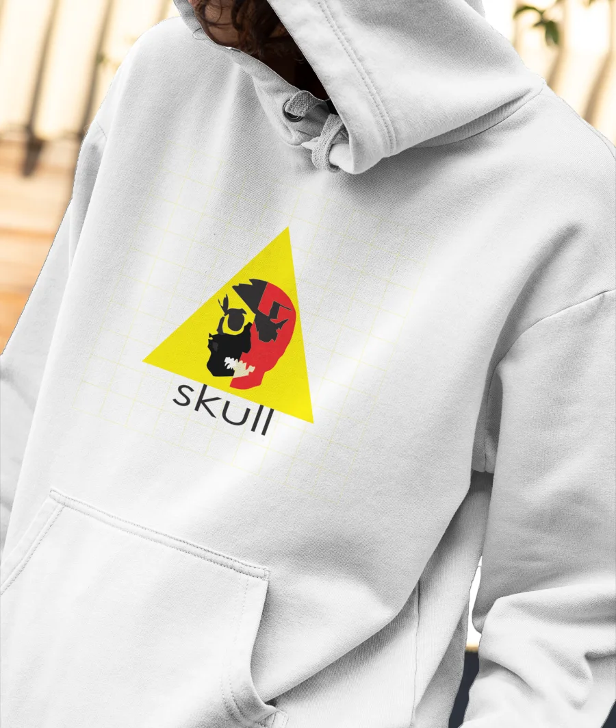 skull trend Front-Printed Hoodie