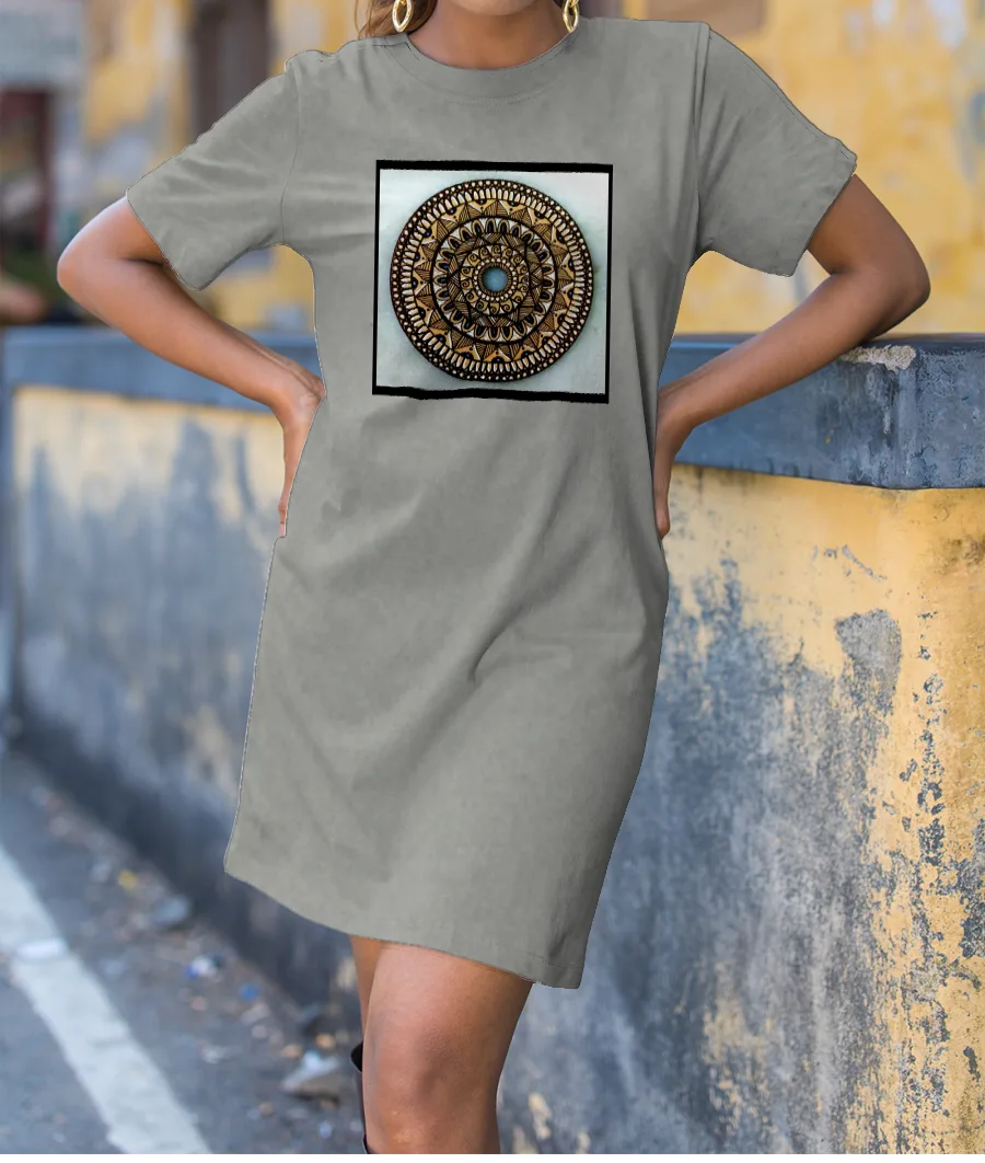 Mandala T-Shirt Dress